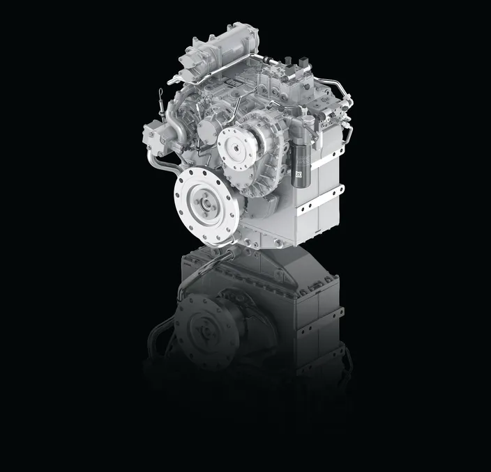 The new ZF 3300 PTI Transmission brings the latest in hybrid-ready propulsion technology for the pleasure and commercial vessel market in the 1,940 kW (2,600hp) range