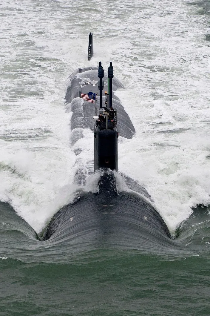 Sea Trial SSN 783: Photo credit HII