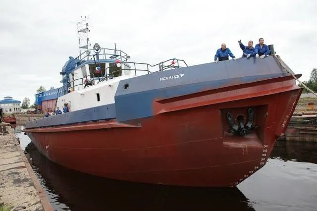 Tugboat 'Iskander'. Photo credit Laysky Shipyard
