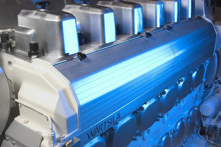 The upgraded Wärtsilä 20 engine gaines added power from increased cylinder output of 220kW. (Photo: Wärtsilä)