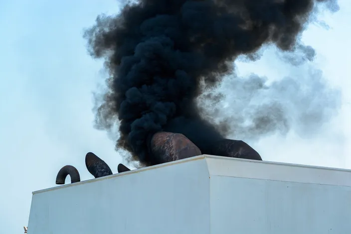 Valmet has piloted a first-of-a-kind combination of a scrubber and a wet electrostatic precipitator in a marine diesel engine together with VTT. By cutting particle and black carbon emissions by up to 99%, the solution would allow for a more sustainable operating environment for the shipping industry. Copyright Igor Groshev/AdobeStock