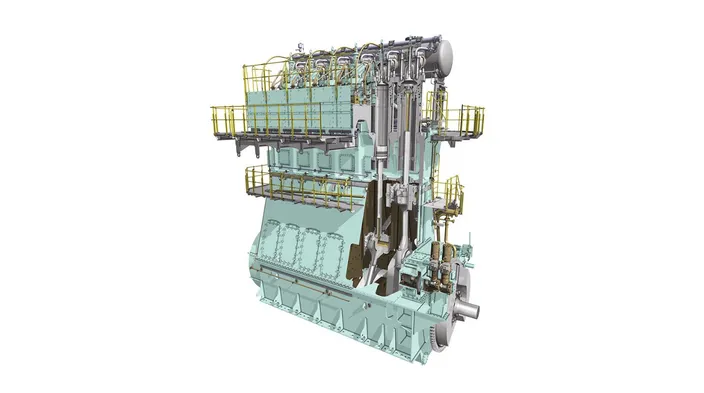 WinGD 6X82 low-speed engine (Credit: WinGD)