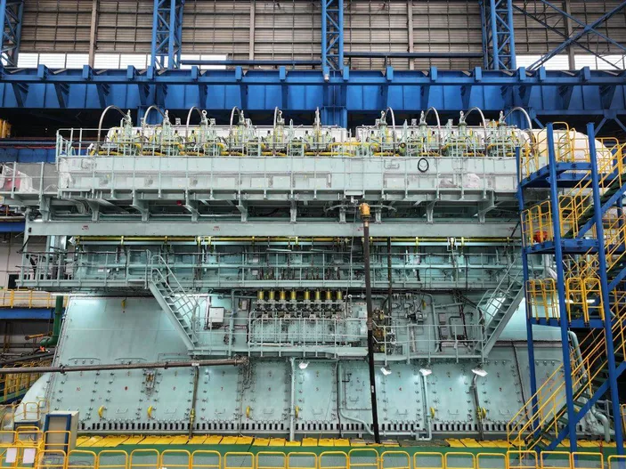 WinGD's X-DF-M methanol-fueled engine (Credit: WinGD)