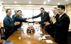 Wärtsilä  and Hyundai Heavy Industries have signed an extension to their license agreement (Photo: Wärtsilä)