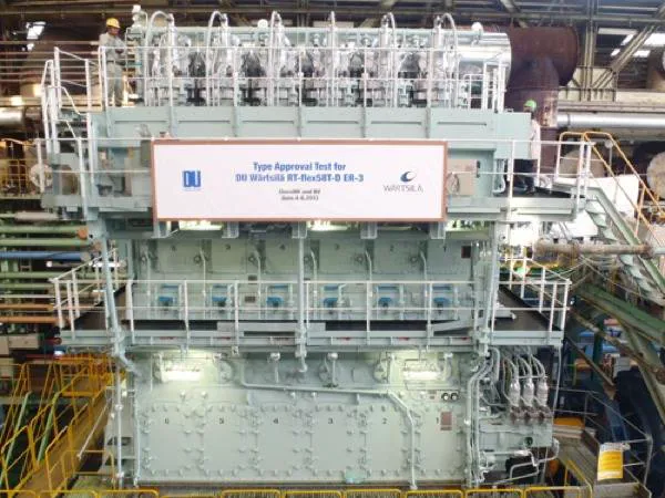 Wärtsilä RT-flex58T version D ER-3 engine: Photo credit Wärtsilä